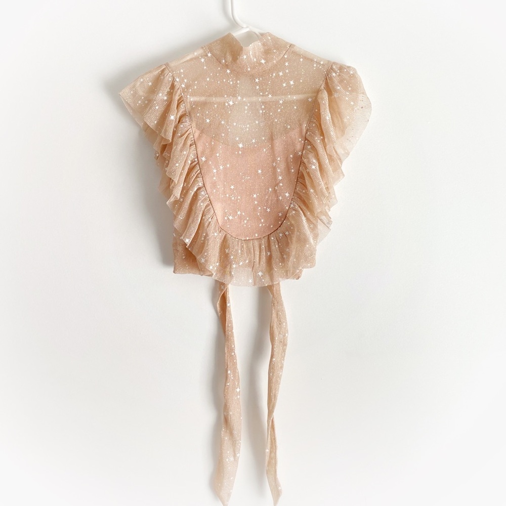 NWT Blush lace Knit top size Small